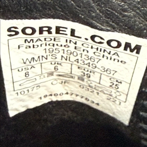 Like NEW! Leather Sorel Brex Heel Lug Chelsea Boot in Olive Green, size 8 - Picture 10 of 11